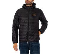 EA7 Woven Down Jacket, Black/Gold - XXL