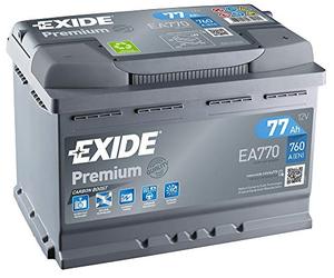 EA770 Exide Premium carbon starter battery 12 V, 77Ah