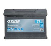 1 Exide EA770 Premium 77Ah 760CCA 12v Type 067 096 Car Battery