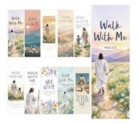Eaasty 100 Pcs LDS 2026 Bookmarks Youth Theme Painting Activity Walk with Me Coloring Bookmarks the Church of Jesus Christ Gifts for Mormon Church Latter-Day Saints