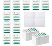 Eaasty 100 Pcs Mental Health Awareness Gifts Bulk Little Reminders Notebooks Journal Mental Health Green Ribbon Mini Notepad Inspirational Gifts for Employee Coworkers Teacher Staff Volunteers