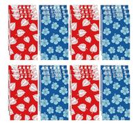 Eaasty 24 Packs Mini Cartoon Tropical Party Favors Notebooks Red Blue Hawaiian Element Palm Leaves Hibiscus Flowers Pattern Spiral Pocket Notepads for Boys Girls Classroom Birthday Office Party Favors