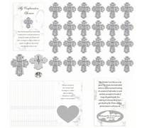 Eaasty 24 Sets Confirmation Gifts with Cross Pin and Scratch off Card 4-Way Holy Spirit Pins Will You Be My Confirmation Sponsor Cards Thank You Confirmations Gifts for Teenager Girls Boys