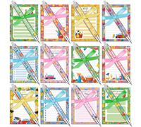 Eaasty 48 Pcs Housekeeping W ifts Bulk Cleaning Theme Notepads and Ballpoint Pens with Ribbon Thank You Appreciation Gifts for Housekeeper, Housekeeping Staff, Coworker, Cleaning Crew