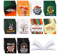 Eaasty 60 Pcs Hispanic Heritage Month Notepads Bulk National Latino American Party Favors Spanish Speaking Countries Gifts for Kids School Office Gift Party Supplies (Classic Style)