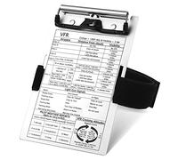 Eaasty Aluminum Kneeboard - Pilot Notepad with Pen Holder and Elastic Strap