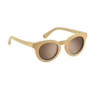 ÉABA, Sunglasses for Children 2-4 Years, 100% UV Protection - CAT 3, Side Protection, Optimal Comfort, 360° Adjustable Temples, Adaptable to Eyesight, Retro Happy Collection, State Gold