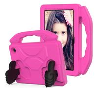 EabHulie Case for Fire HD 7" 2022, Lightweight Durable EVA Foam Case with Handle and Stand, Shockproof Tablet Cover for Kids Hotpink