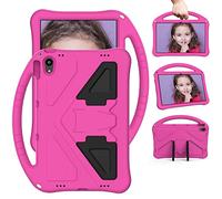 Eabhulie Case for Lenovo Tab P11 TB-J606F/ Tab P11 Plus TB-J616F/J607F, Kids Friendly Durable Lightweight Handle Stand Shockproof Protective Cover Hotpink