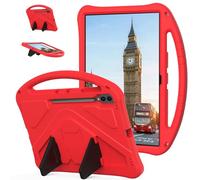 EabHulie Case for Samsung Galaxy Tab S10 Ultra 14.6" 2024 X920, Kids Friendly Durable Lightweight Handle Stand Shockproof Protective Cover Red