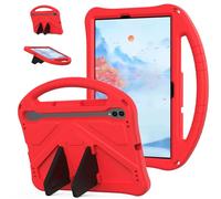 EabHulie Case for Samsung Galaxy Tab S11 11" 2025, Kids Friendly Durable Lightweight Handle Stand Shockproof Protective Cover Red