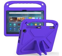 Eabhulie Tablet Case for Fire Max 11 Lightweight EVA Shockproof Handle Stand Cover, Kids Friendly Protective Case Purple