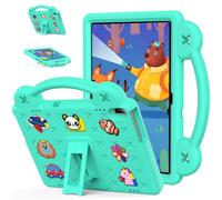 EabHulie Tablet Case for Huawei MediaPad T5 10.1" Niedliche Hülle für Kinder, Stoßfest mit Griff Ständer Green