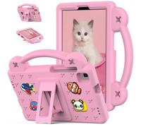 EabHulie Tablet Case for Samsung Galaxy Tab A 8.0" 2019 SM-T290/T295 Kids Cartoon Lightweight Handle Stand Shockproof Protective Cover Pink