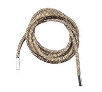 EABKLPQRS Cord Replacement Drawstrings, Crystal Diamond Rhinestone Drawstring Rope 120cm Multicolor Replacement Accessories(Gold)