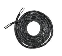 EABKLPQRS Cord Replacement Drawstrings, Crystal Diamond Rhinestone Drawstring Rope 120cm Multicolor Replacement Accessories(Black)