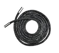 EABKLPQRS Cord Replacement Drawstrings, Rhinestone Replacement Drawstring Cord 120cm 6mm Multicolor(Black)
