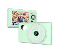Eacam 1080P Digital Camera, 48MP 2.8 Inch Screen,16X Zoom With LED Fill Light for Kids, Teens, Students, Friends, Comes With Various Filter Effects, 4 Games, Download MP3 Music for (Green)