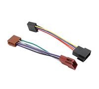 Eacam 16 Pin ISO Male to Female Radio Wire Connector Adapter Plug, Car Parts, Install a New Stereo, ISO Color Codes, No Wire Cutting Required, Car Radio Harness Adapter with ISO