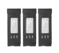 Eacam 1800mAh 3pcs RC Drone Li Battery for E58 E68 JY109 998PRO, Replacement UAV Battery, Compact and Lightweight, ABS, 8 Minutes Operating Time, Compatible with Quadcopter,