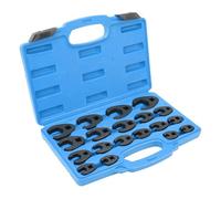 Eacam 19pcs Crow's Foot Wrench Metric Set 8-32mm, Professional High-Quality Chrome-Molybdenum Steel Open-End Wrenches, Ideal for Ratchets and Extensions, Designed for Limited Space,