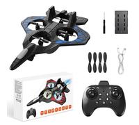 Eacam 2.4G RC Plane Remote Control Airplane RC Foam Aircraft Barometric Altitude Hold 3 Speed Headless 360 Flip [Brand] with One Key Circling for Beginners Outdoor (Blue)