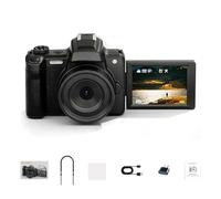 Eacam 28X Zoom Autofocus Digital Camera, 4K 180° Rotating Screen Vlog Camera with Beauty Mode and Smart Filters, for Stunning Photography and Creative Framing