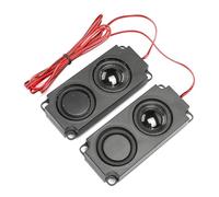 Eacam 8Ω 5W Loudspeaker Portable Heavy Bass Cavity, 40mm Magnetic Dual Speaker for TV Monitor, Small Size and Portable, Clear Sound Quality, Stable Performance, Great Using