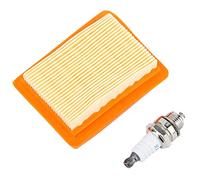 Eacam Air Filter, Spark Plug Fits for, Quality Non-Genuine Set for BT120, BT121, FR350, FS120, FS200, FS250, FS300, FS310, FS350, FS400, FS450, HT250, MM55, SP200, SP400, SP450,