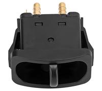 Eacam Air Ride Suspension Control Switch, Electric Cab Air Lift Valve, ON OFF ON Push Switch for Motorcycle Car Truck, Easy Installation and Application with ABS Material