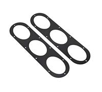 Eacam Aluminium Alloy Rear Bumper Race Air Diversion Diffuser Panel for Car Racing, Wind Tunnel Designed 2 Pcs with Stainless Steel Hardware, Suitable for Most Vehicles Like,