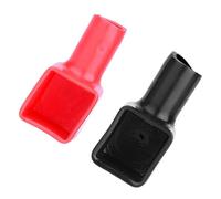 Eacam Battery Terminal Covers 192681 with PVC, Pair of Red and Black for Protection