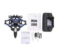 Eacam Beginners 360 Flip Planes for Youth, 2.4G RC Airplane with Camera Altitude Hold System LED Lights 3 Speed Modes, Remote Control Fixed Wing Aircraft with for Teens, Live St (Blue)