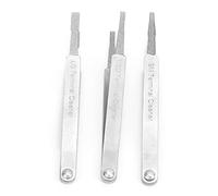 Eacam Clean Flat Terminals Removal, Prolong Service Life with 3PCS Terminal Cleaner Set Suitable for Electrical Connector Tweezer, for Small Electrical Spade Pin Connectors