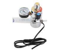 Eacam CO2 Regulator, High Power Design with Zinc Alloy Body, Stainless Steel Head for Carbon Dioxide Shielded Welding, 0.6 X 25MPa, G5/8in Air Inlet