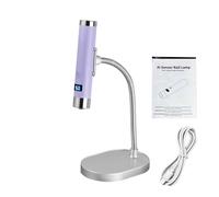 Eacam Cordless Nail Lamp with Intelligent AI Sensing for Salon-Quality Nail Art On the Go (Purple)