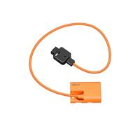 Eacam Dummy Battery Braiding able, D-Tap to LPE6 Power able, 180 Rotating Plug, 14.8V Output for R5 II R6 R5 Mark II-IV 7D 80D 90D XC10/15, Nylon Braid, 55cm Length