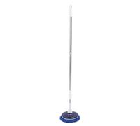 Eacam Electric Car Brush, Rotating Car Wash Brush Mop Tool Telescopic Handle Soft Bristles, Efficiently Remove Stubborn Dirt, Adapt to Different Heights, Cordle (Navy Blue)