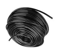 Eacam Flexible PVC Plastic Garden Water Hose, Sturdy and Aging-Resistant with High Pressure for and Lawn, Easy to Use in Industrial and Home Locations, Available in 3 Lengths, for (50m / 164ft)