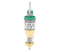 Eacam Fuel Metering Pump, Low Noise, Long Service Life, Water Resistant, 1KW-5KW Power, for Eberspacher Airtronic D2 D4 12V, Dual Filtration, 2PINS Port with Transparent Cover, (12v-28ml)