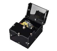 Eacam Funny Box, Leave Me Alone Machine Surprise Turns Itself Off Toy, Endless Fun Toy For Cool People, Black