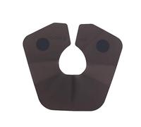 Eacam Hair Cutting Collar Hair Neck Guard Neck Wrap Soft Silicone Magnetic Adjustable Weighted Front Black for Haircut Dye