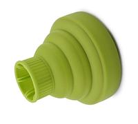 Eacam Hair Dryer Diffuser, Silicone Collapsible Travel Portable Folding Blow Dryer Attachment, Heat & Air Diffuser for Curly Hair, Minimize Frizz, Bright Color, Easy to Install, (Green)