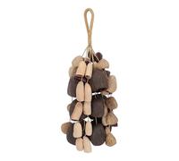 Eacam Healing Bell Handmade Natural Shell Wind Chime with 4 Types of Shells, Ideal for Yoga & Meditation, Indoor Outdoor Decor, Healing Sounds
