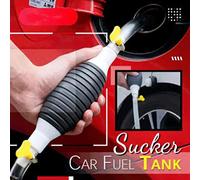 Eacam High Flow Hand Siphon Pump, PVC Liquid Sucker, Easy For Gasoline, Oil Water Transfer with 2M Syphon Hose, Best Tool Water Changer (Completeset)