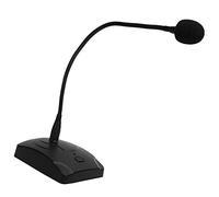 Eacam Highly Sensitive Noise Reduction Microphone, 360 Degree Omnidirectional Radio Head, Adjustable Metal Gooseneck hose. Wired Conference Microphone, XLR Base Interface, Suitable