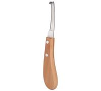 Eacam Hoof Trimming Knife, Carbon Steel Ergonomic Handle Easy Operation for Horse, Racing Experience with an 8.5cm (One-line right hand)