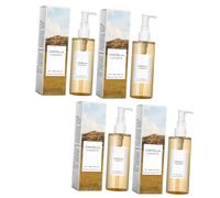 Eacam Makeup Remover Oil Gentle Makeup Cleanser Lightweight Cleansing Oil 4pcs 100ml Quick Emulsifying Hydrating Non Greasy Skin Repair with Moist Extract for Face and Lips (100ml*4)