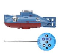 Eacam Mini Remote-Controlled Submarine Toy Model, 360 Degree Rotation, Easy to Control for Kids 8+, Black and Blue, 23-25 Minutes Use Time, 50cm Dive Depth,RC Submarine Dive