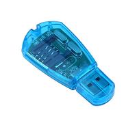 Eacam Mini SIM Card Reader, USB SIM Card Reader with High Speed Transfer for Mobile Phone SMS Backup Copy Clone Writer CD, Read, Edit, Backup, and Copy SIM Card Data From One Card to